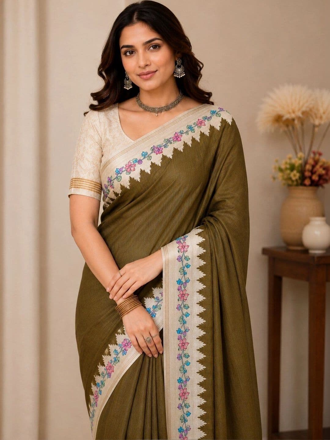 NARIVESH TRENDS Art Silk Saree - view 1