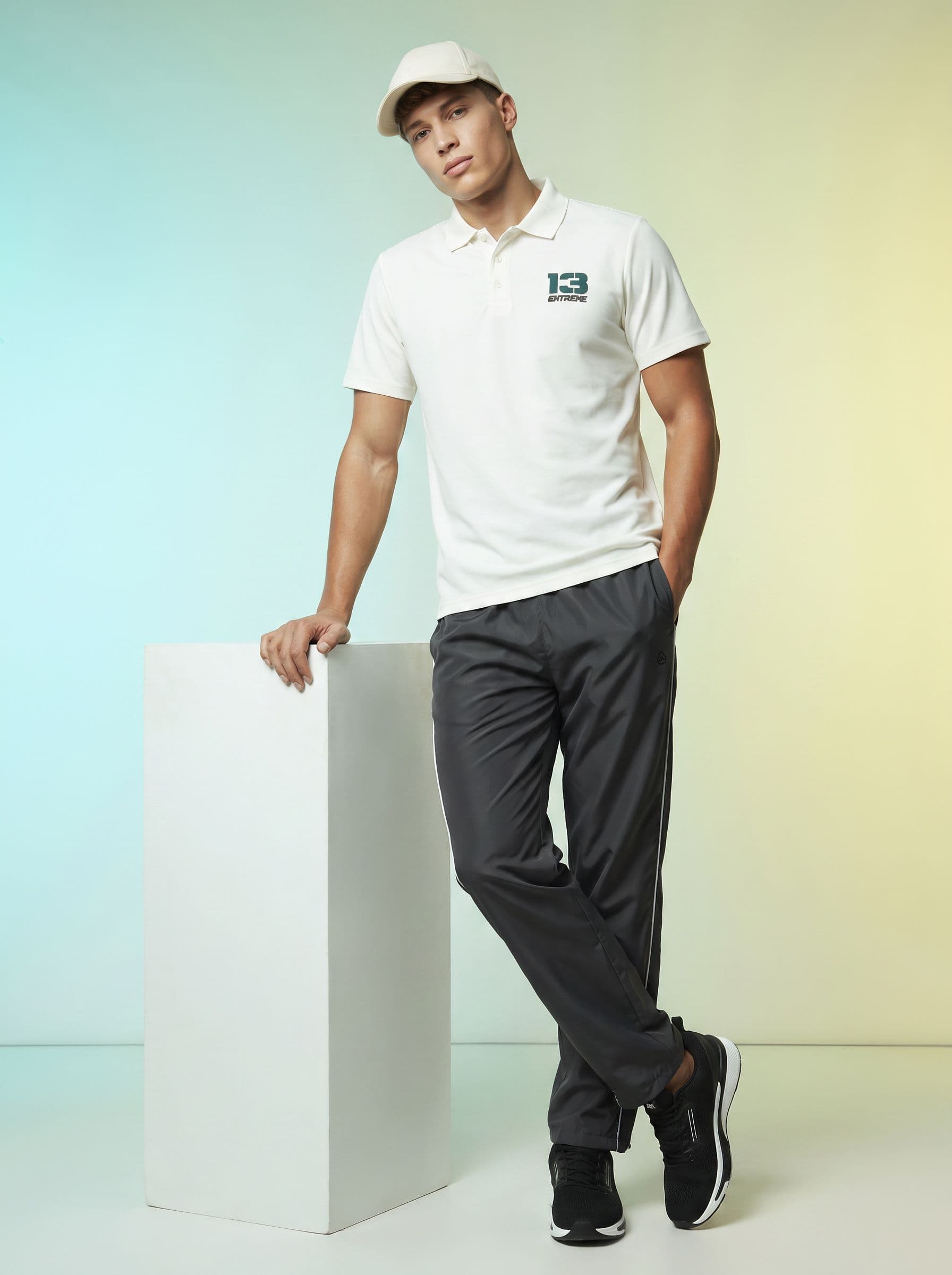 HRX by Hrithik Roshan Printed Polo Collar T-shirt thumbnail 2