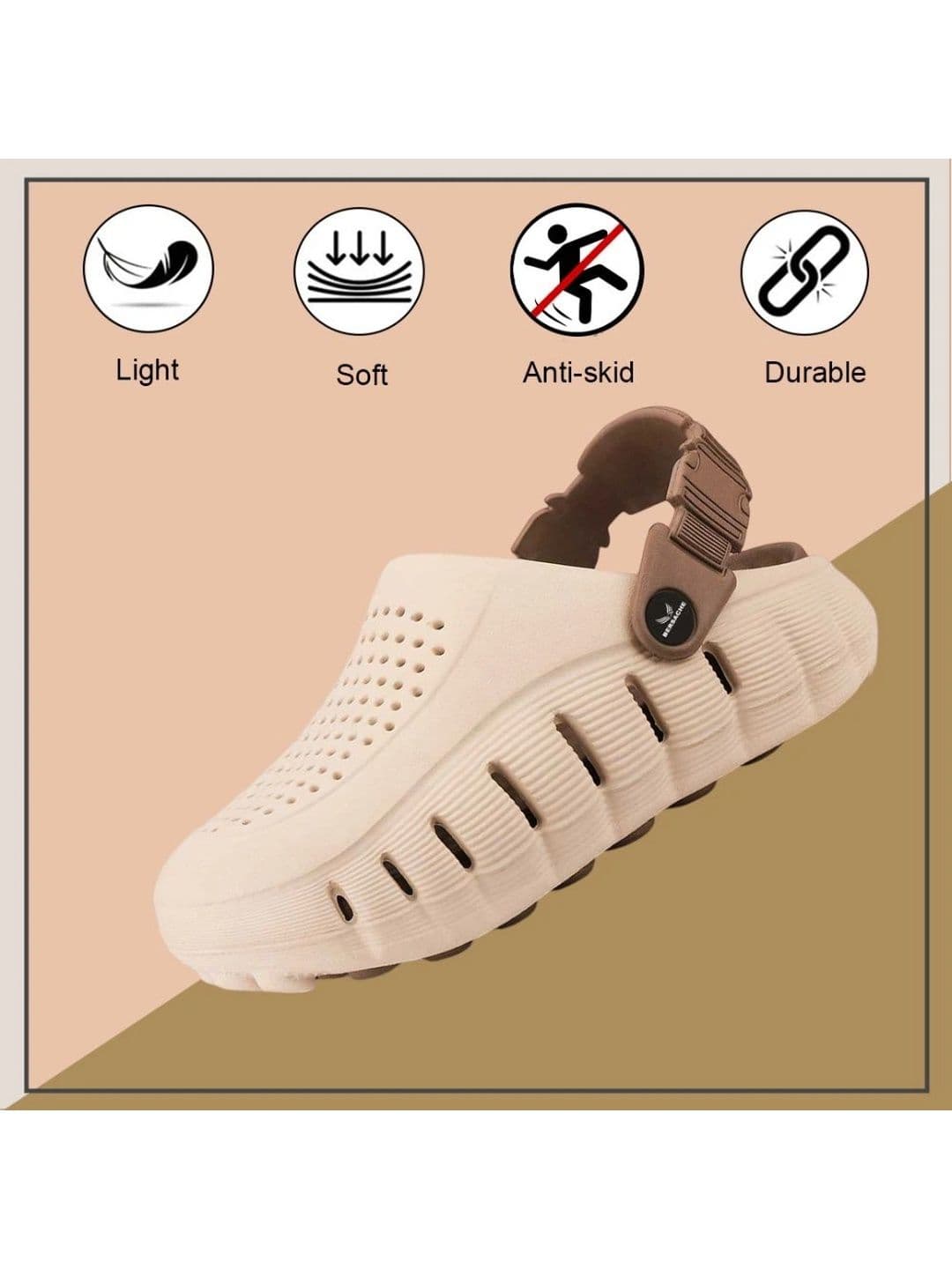 BERSACHE Men Clogs Sandals thumbnail 6