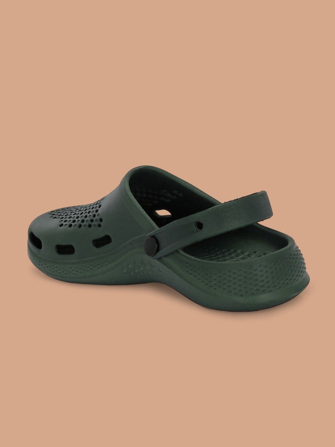 HRX by Hrithik Roshan Men Green Self Design Rubber Clogs thumbnail 6