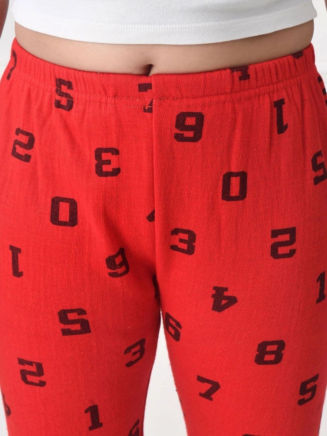 BAESD Girls 2 Printed Knitted Palazzos thumbnail 7