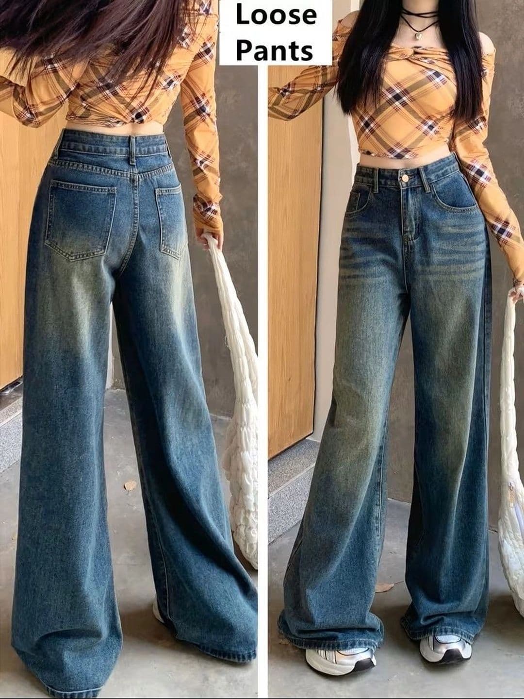ESLITA Women High-Rise Light Fade Jeans thumbnail 4
