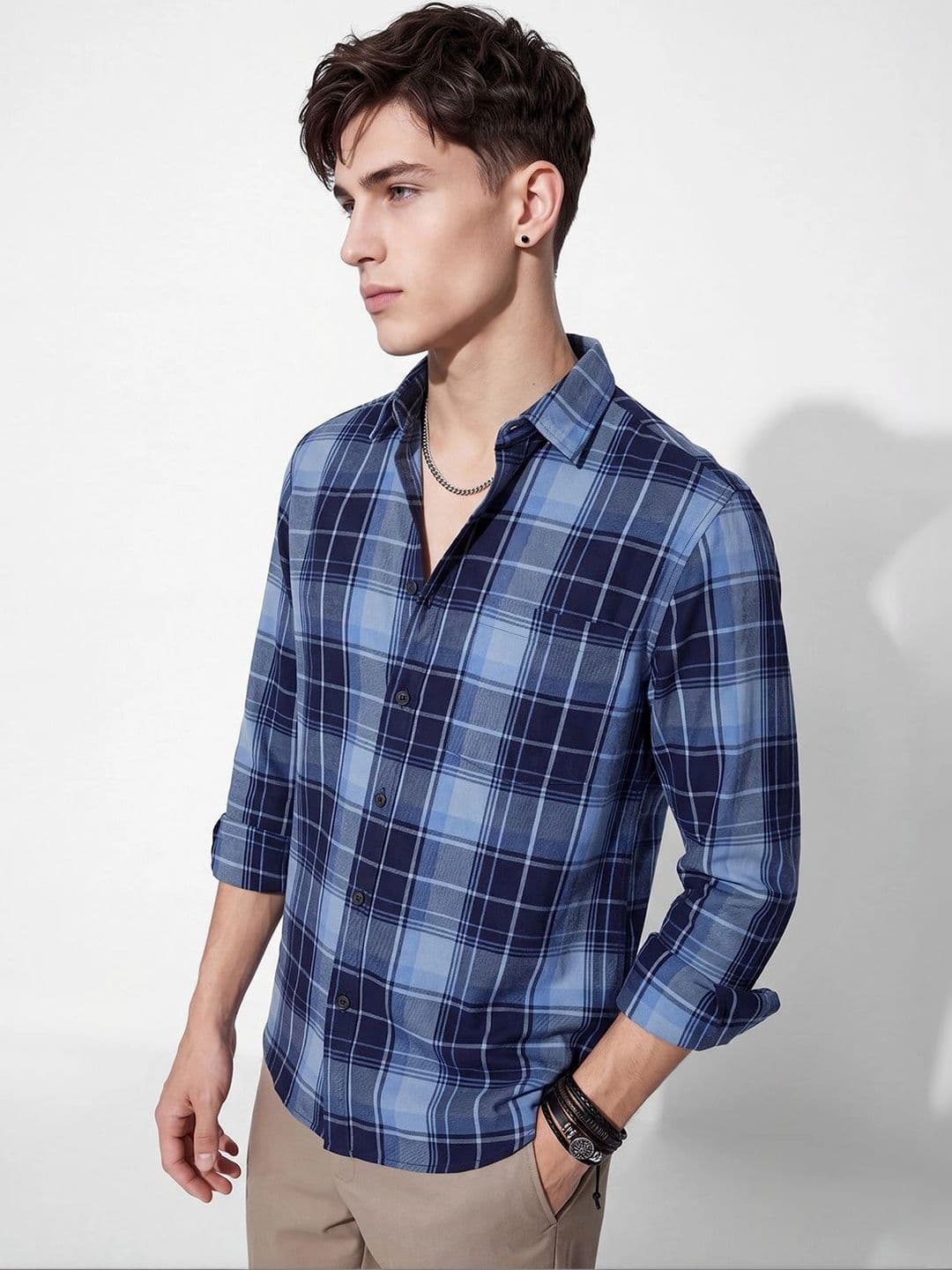 max Men Checked Casual Shirt thumbnail 5