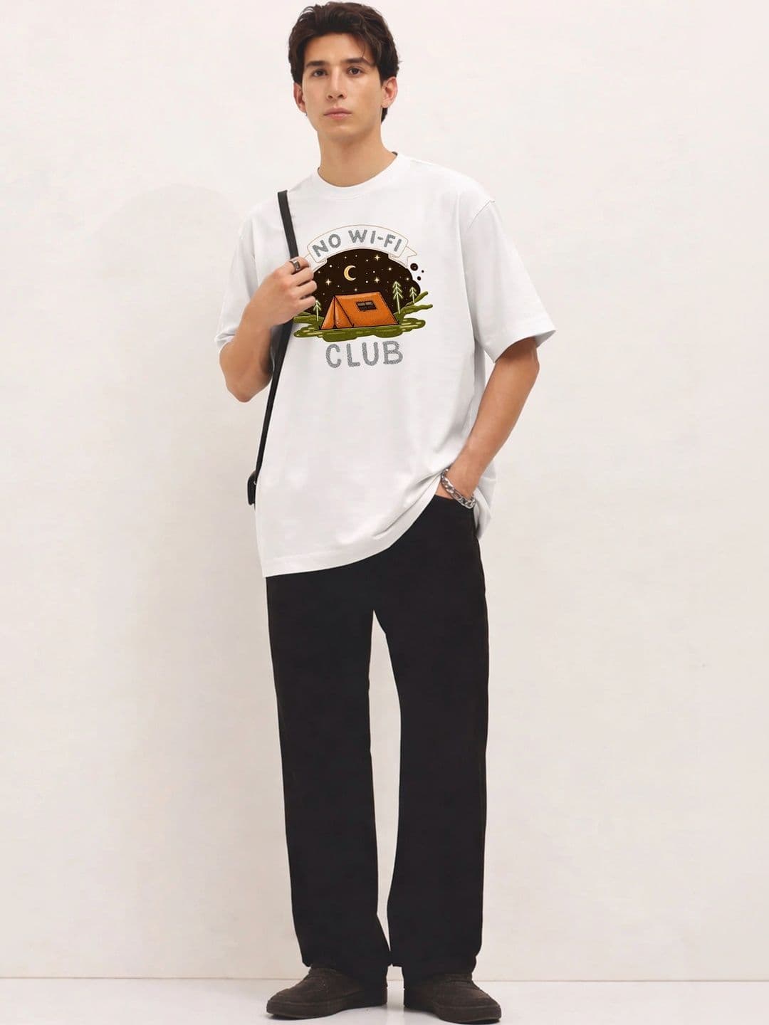 Moda rapido X TOGS & TERRE Men Printed Organic Cotton Blend T-shirt thumbnail 2