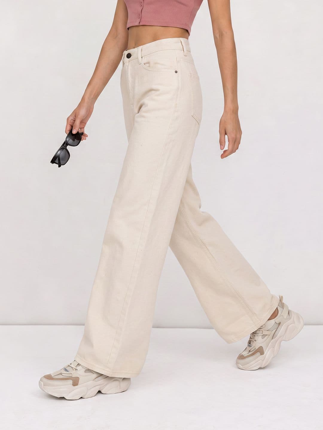 The Roadster Life Co. Women Baggy Fit High-Rise Stretchable Jeans - view 1