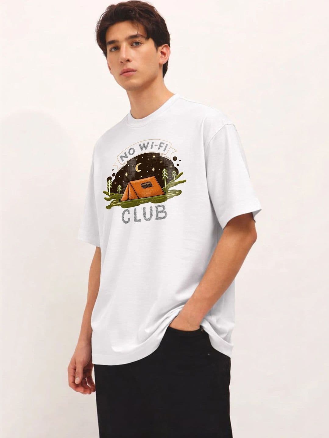 Moda rapido X TOGS & TERRE Men Printed Organic Cotton Blend T-shirt thumbnail 3