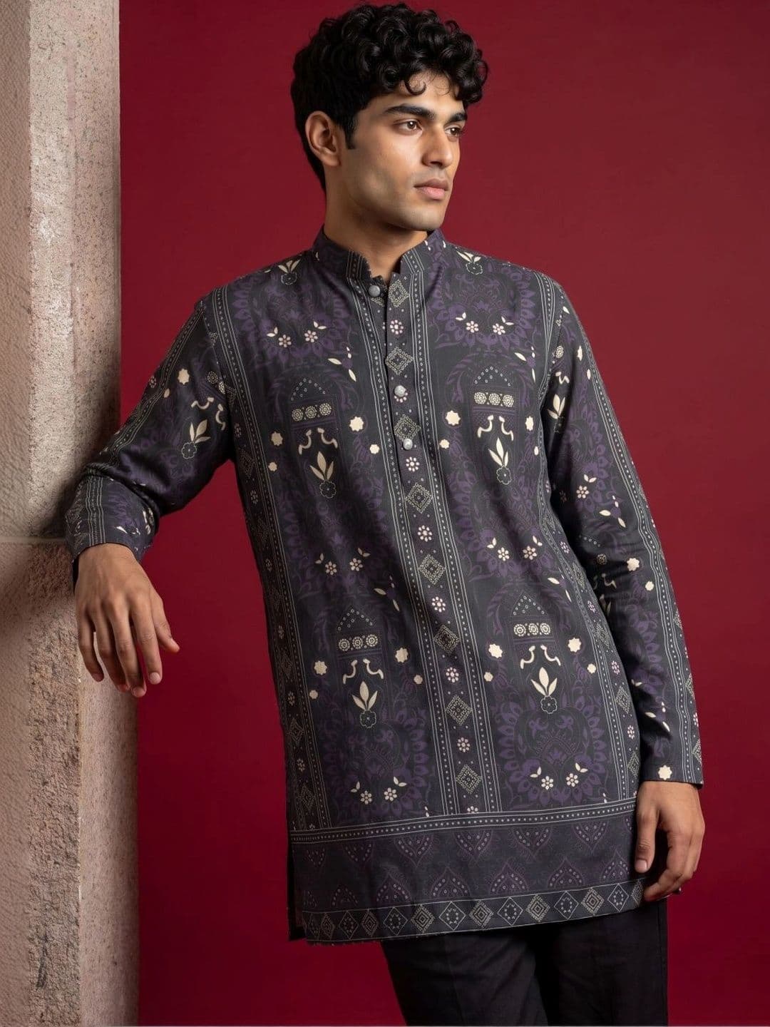 Jompers Men Ethnic Motifs Printed Kurta - view 1