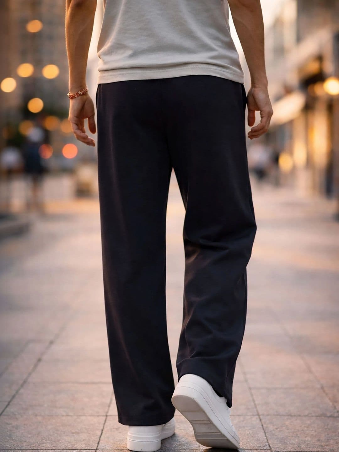 HERE&NOW Men Regular Fit Graphic Print Training Track Pants thumbnail 5