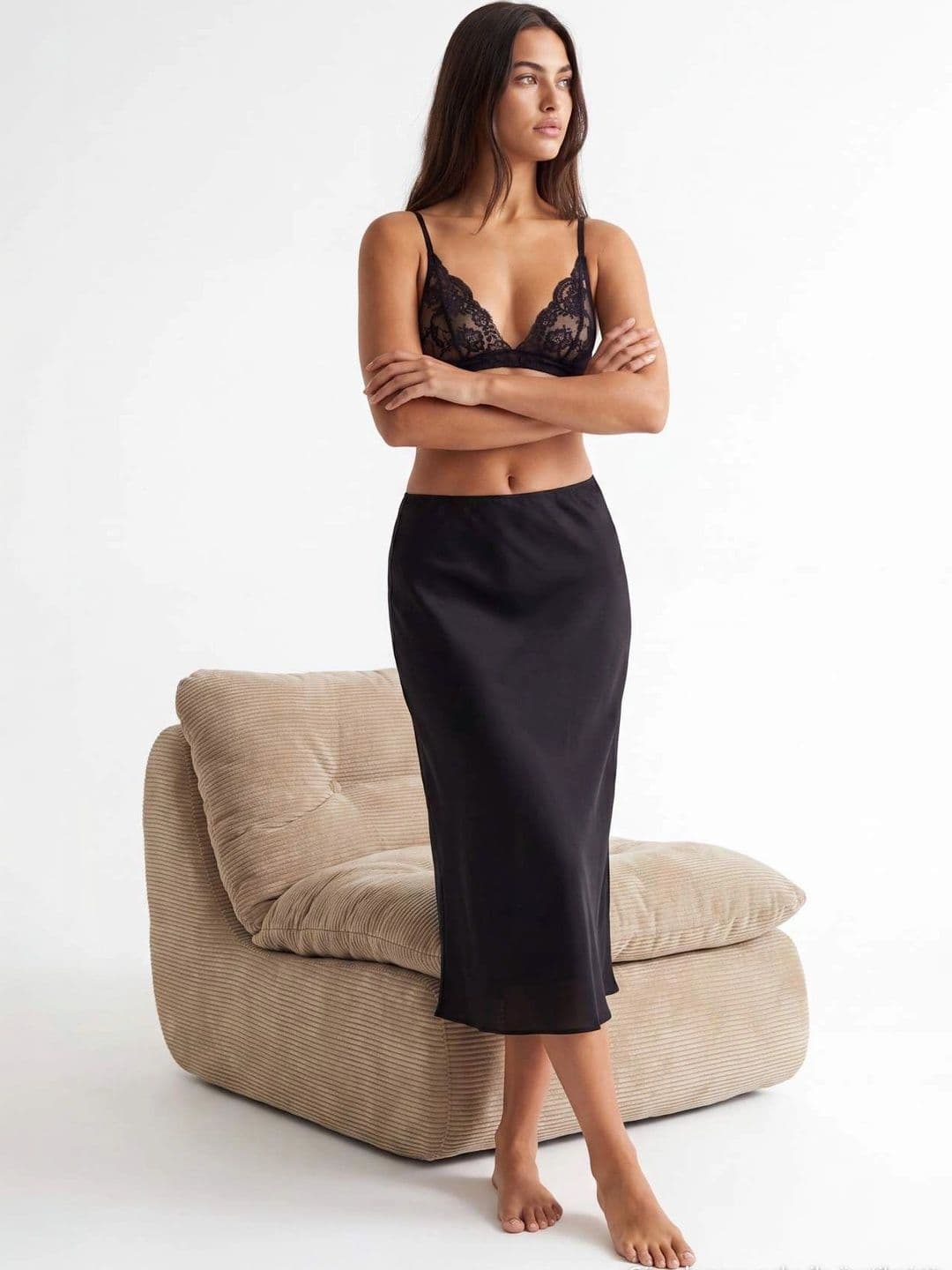 Trendyol Mid-Rise Midi Skirt - view 1