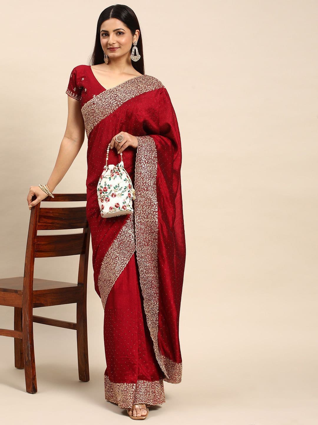 kasee Embellished Embroidered Saree thumbnail 7