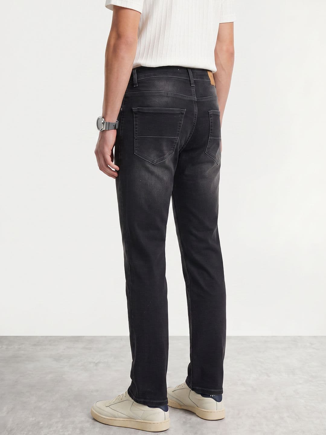 Mast & Harbour Men Straight Fit Light Fade Jeans thumbnail 2