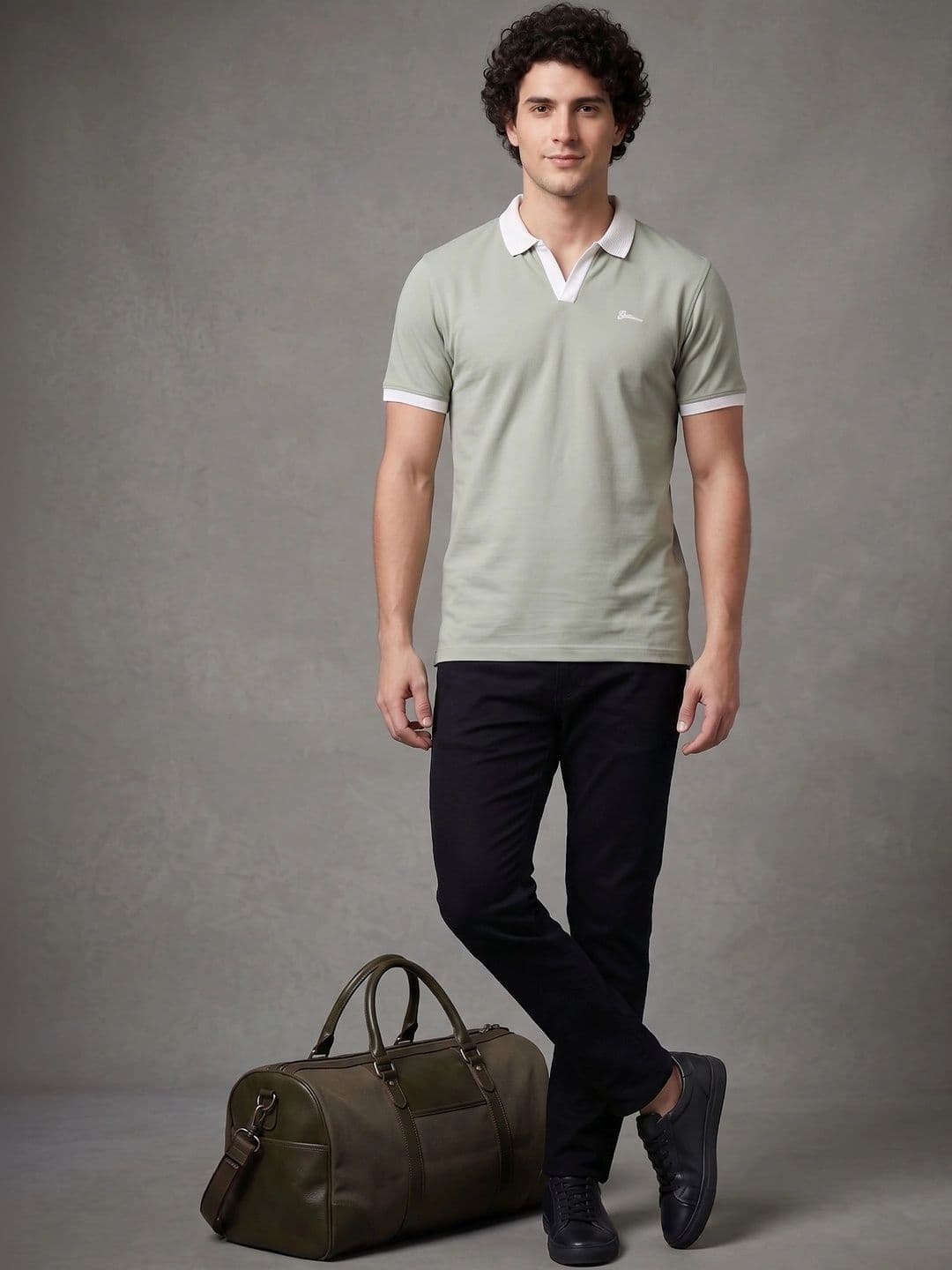 Roadster Men Brand Logo Polo Collar T-shirt thumbnail 4