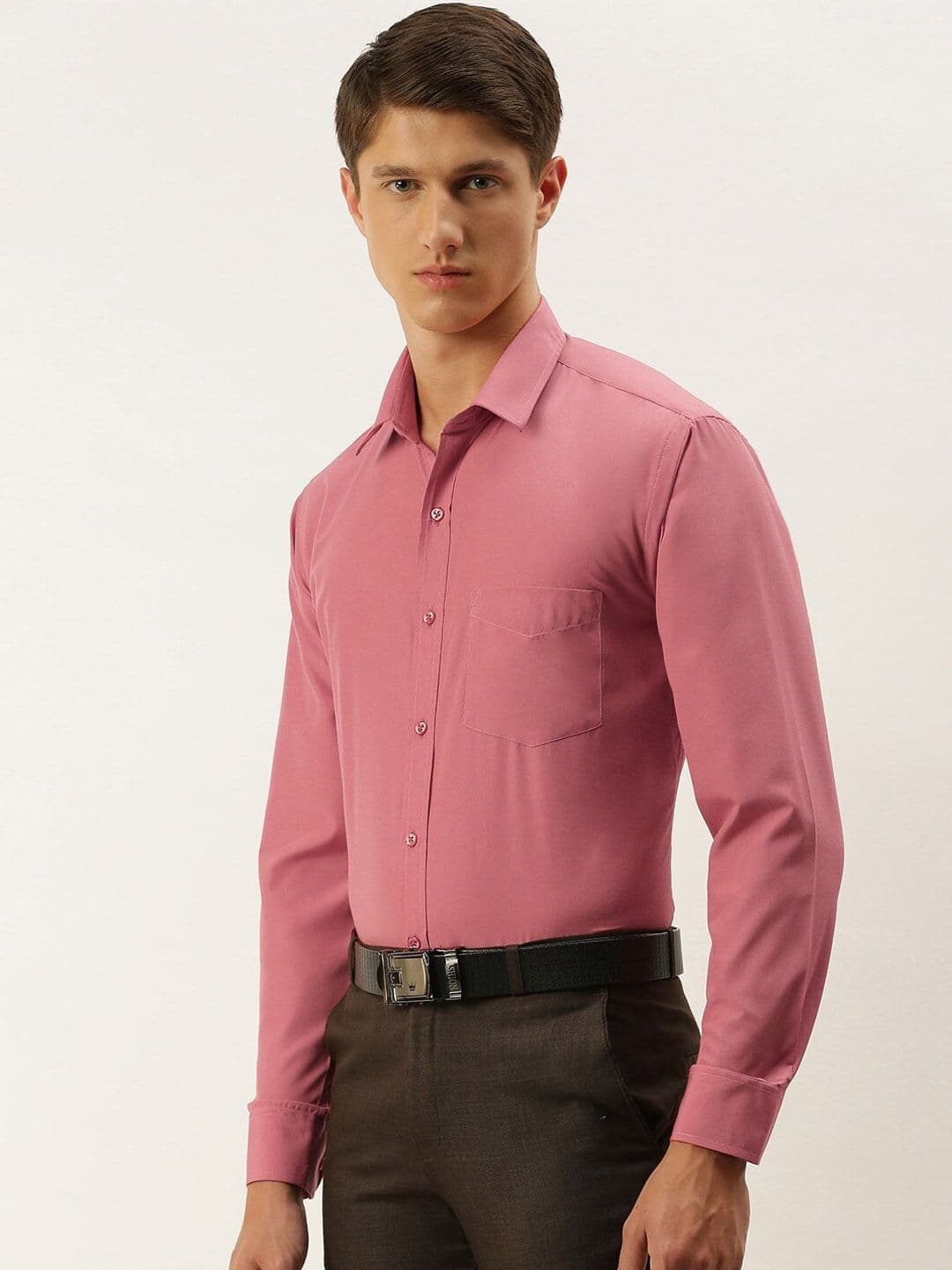 English Navy Men Coral Slim Fit Casual Shirt thumbnail 5