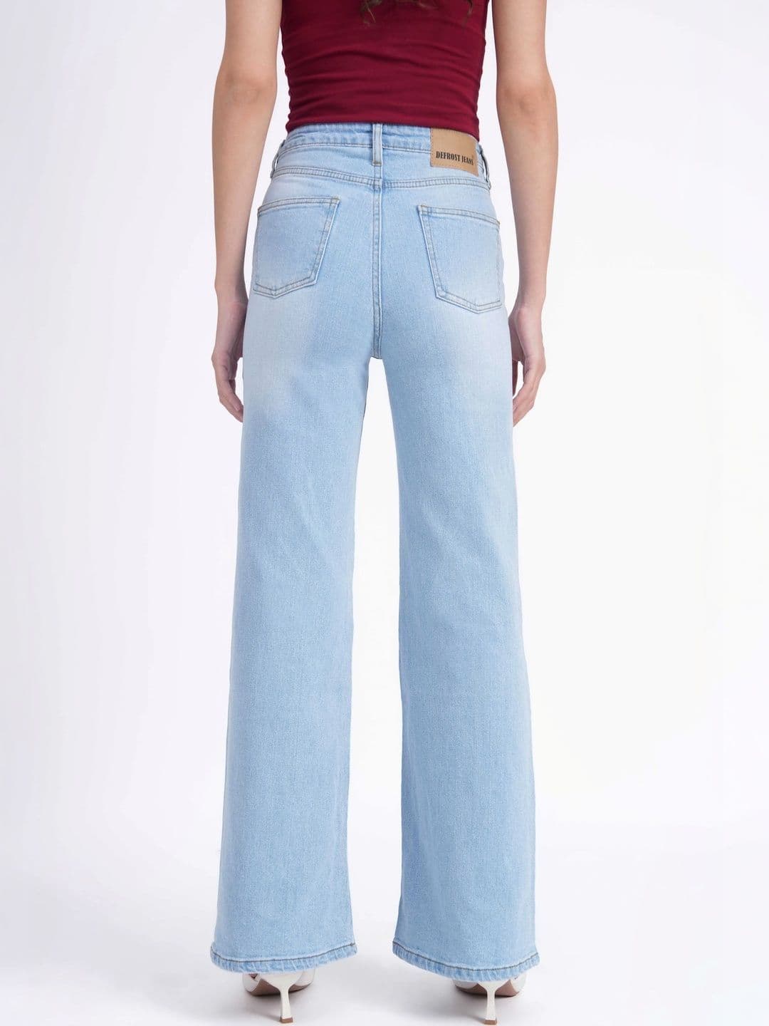 Defrost Jeans Women Wide Leg High-Rise Stretchable Jeans thumbnail 2