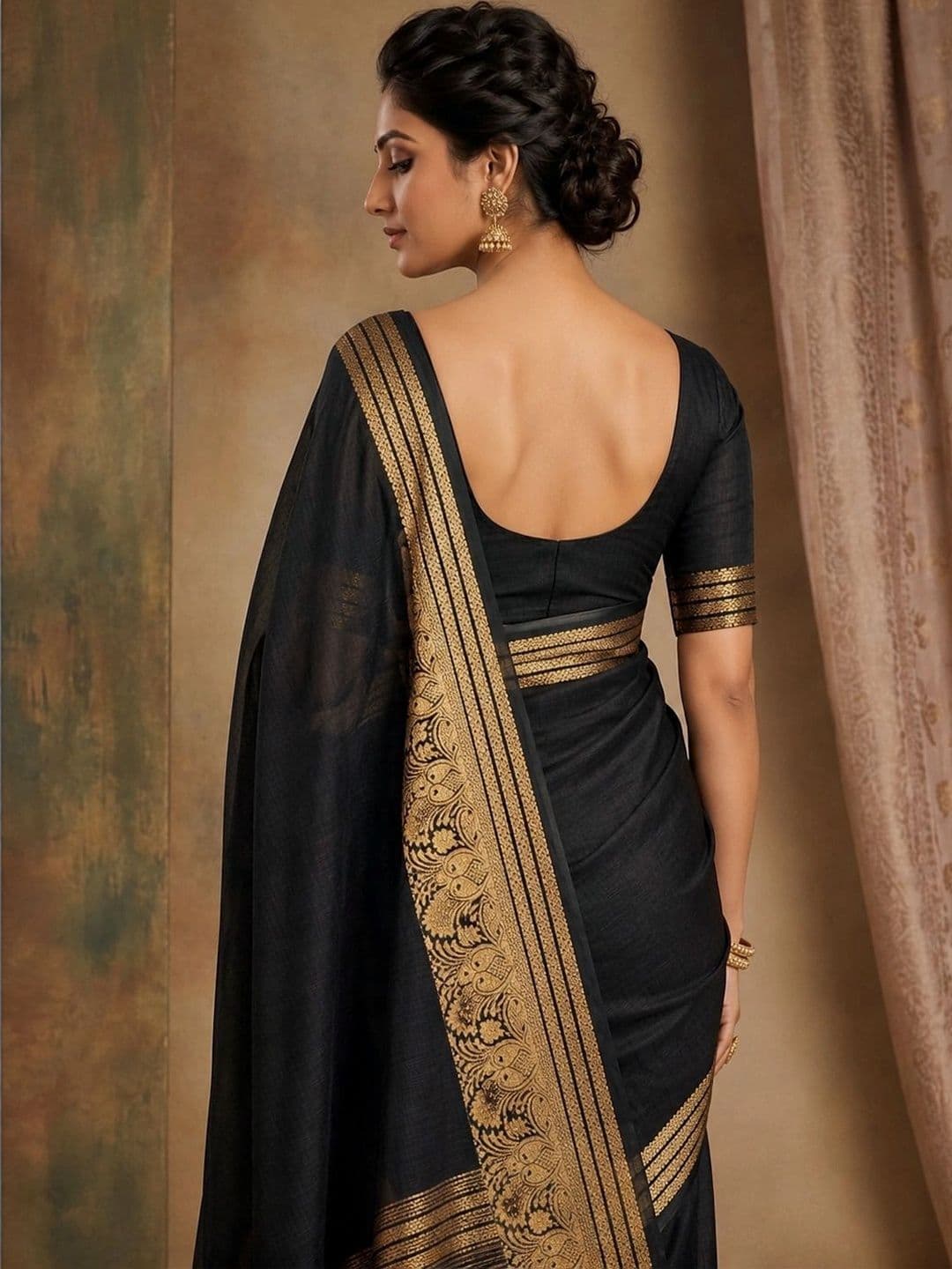 JAHAN VASTARA Zari Kota Saree thumbnail 2