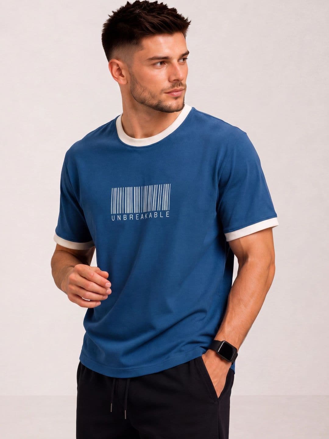 CROSS BENCH Men Typography Printed T-shirt thumbnail 2