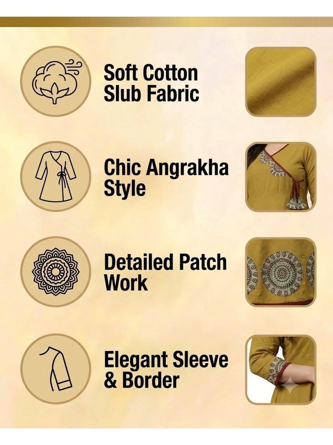 KALINI Women Anarkali Kurta thumbnail 3
