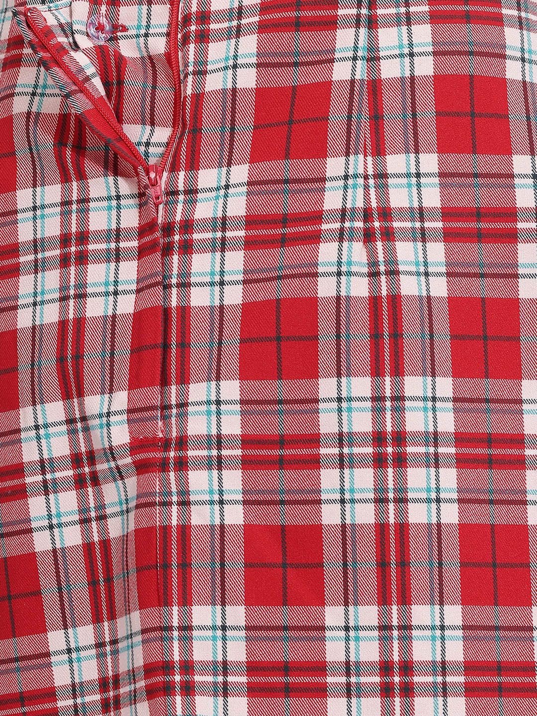 MONKI Checked Mini A-Line Skirt thumbnail 6