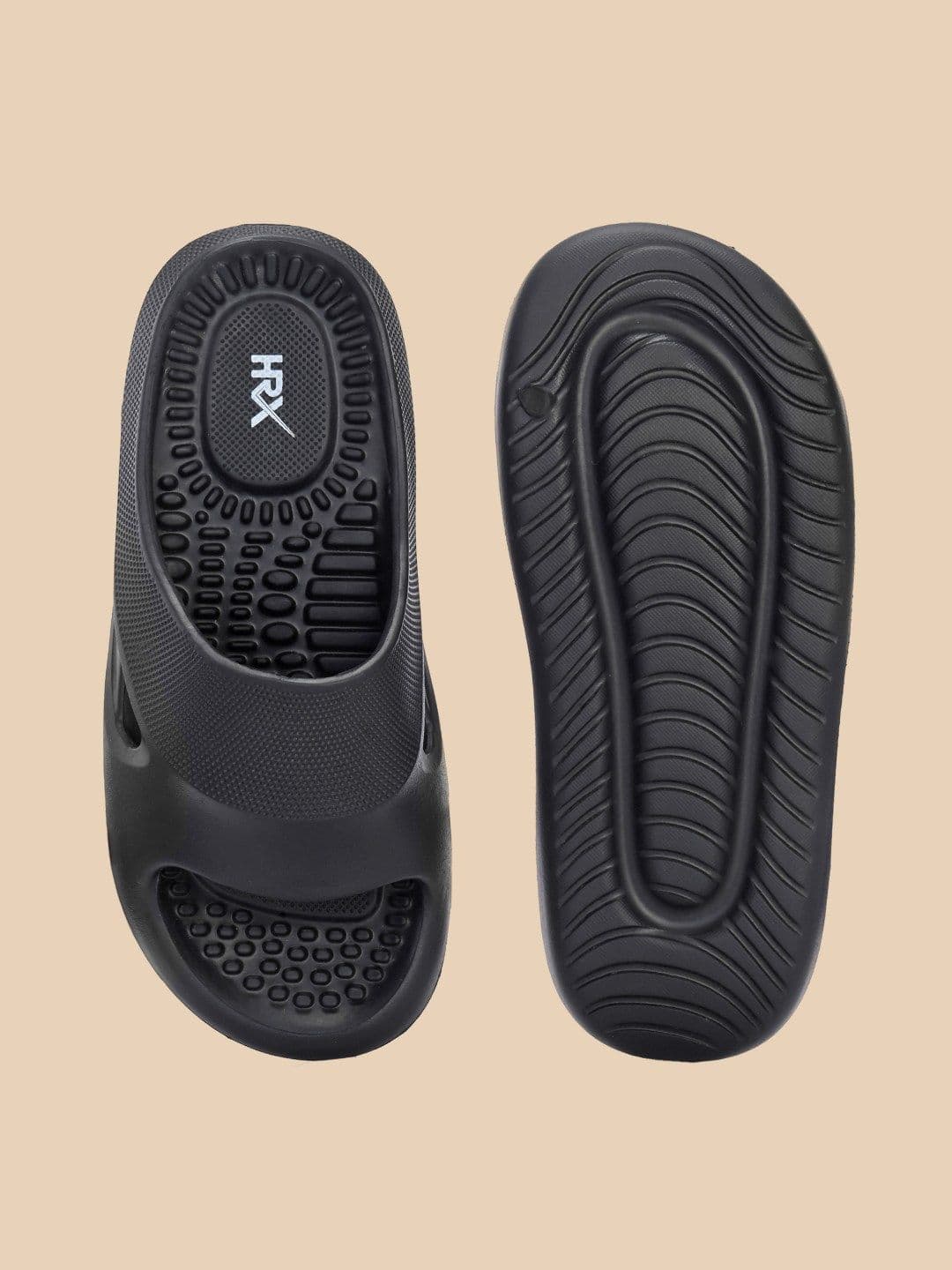 HRX by Hrithik Roshan Men Rubber Sliders thumbnail 4