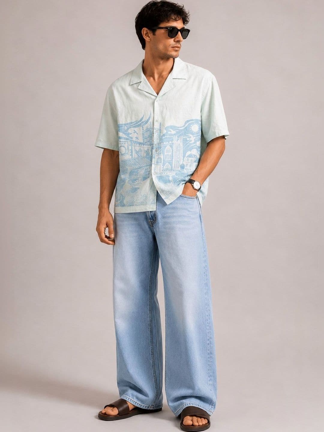 Mast & Harbour Men Comfort Printed Casual Shirt thumbnail 5