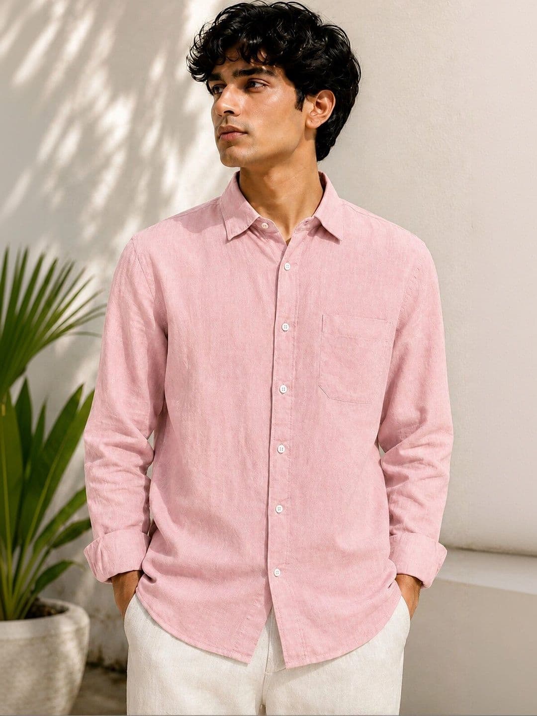 HERE&NOW Men Comfort Semi Sheer Casual Shirt - view 1
