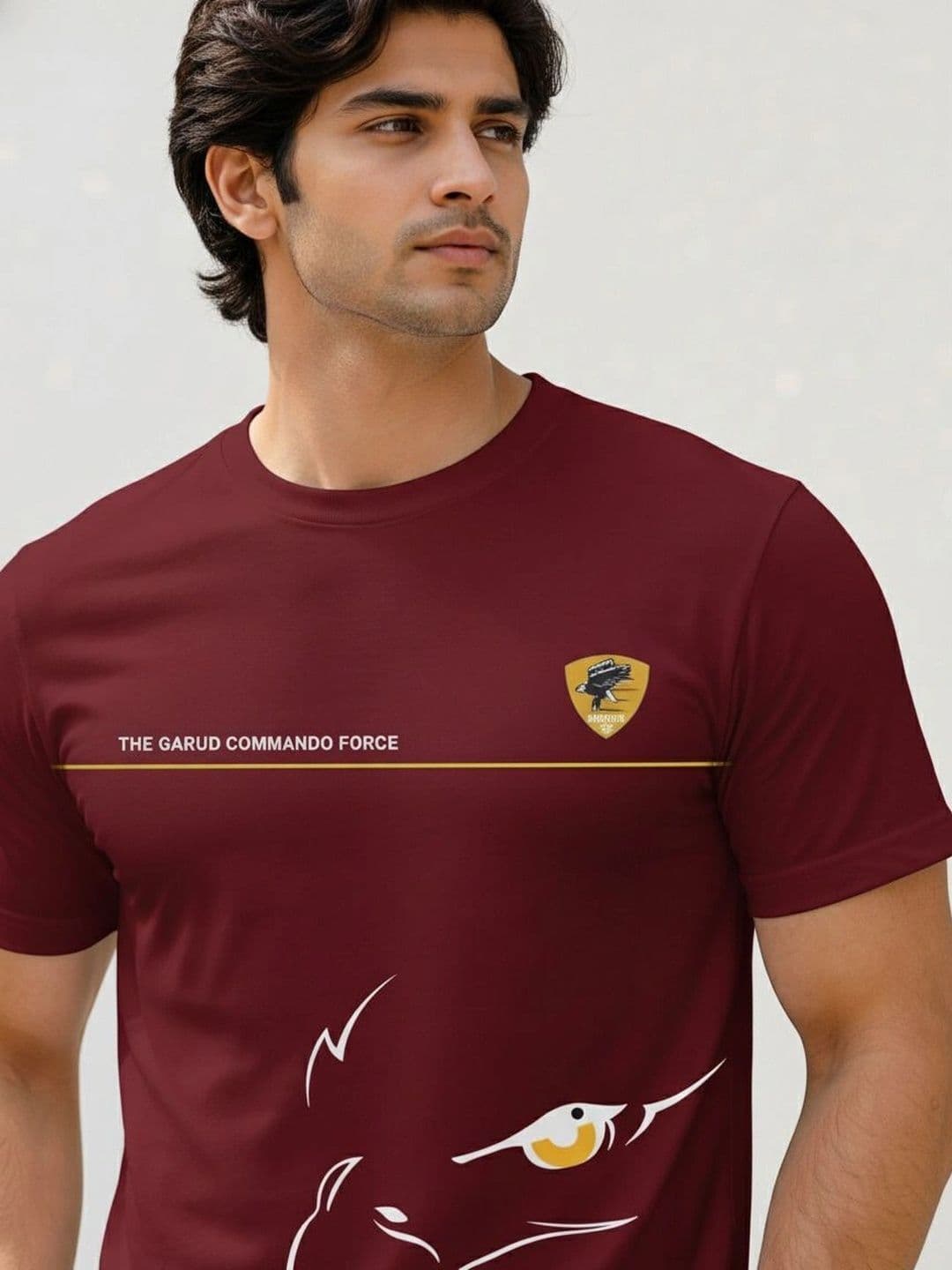 Warrior World Men Printed Pure Cotton T-shirt thumbnail 3