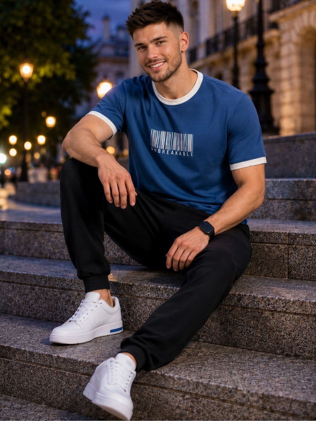 CROSS BENCH Men Typography Printed T-shirt thumbnail 7