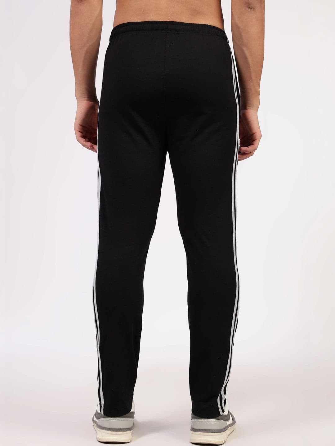24 Street Men Straight Fit Brand Logo Training Joggers thumbnail 2