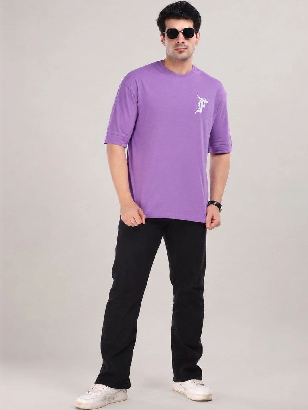 ISPIRIT Men Typography Printed Drop-Shoulder Sleeves T-shirt - view 1