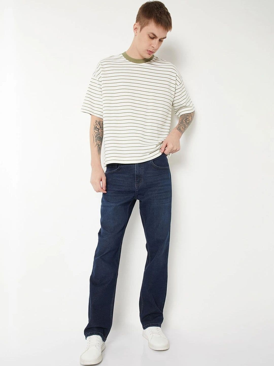 max Men Regular Fit Mid-Rise Stretchable Jeans thumbnail 3