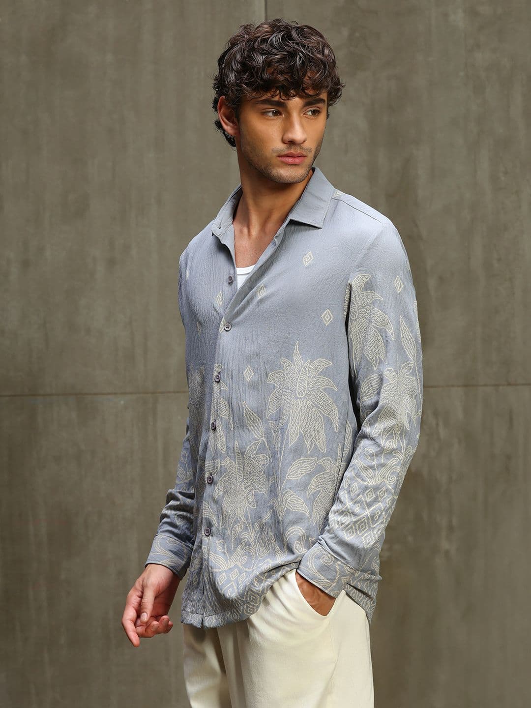 CAHOOT Men Relaxed Printed Casual Shirt thumbnail 5