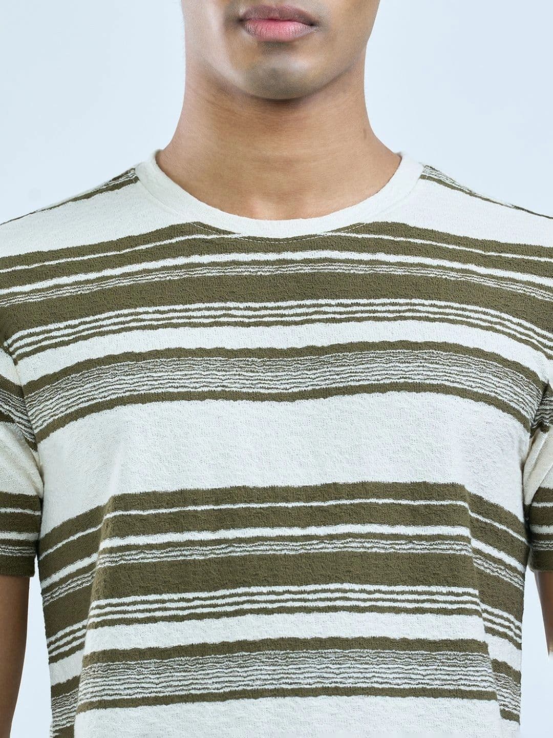 People Men Striped Slim Fit T-shirt thumbnail 3