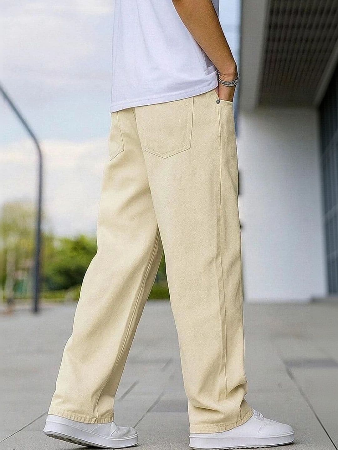 UNIFAV FASHION Men Straight Fit Mid-Rise Jeans thumbnail 3