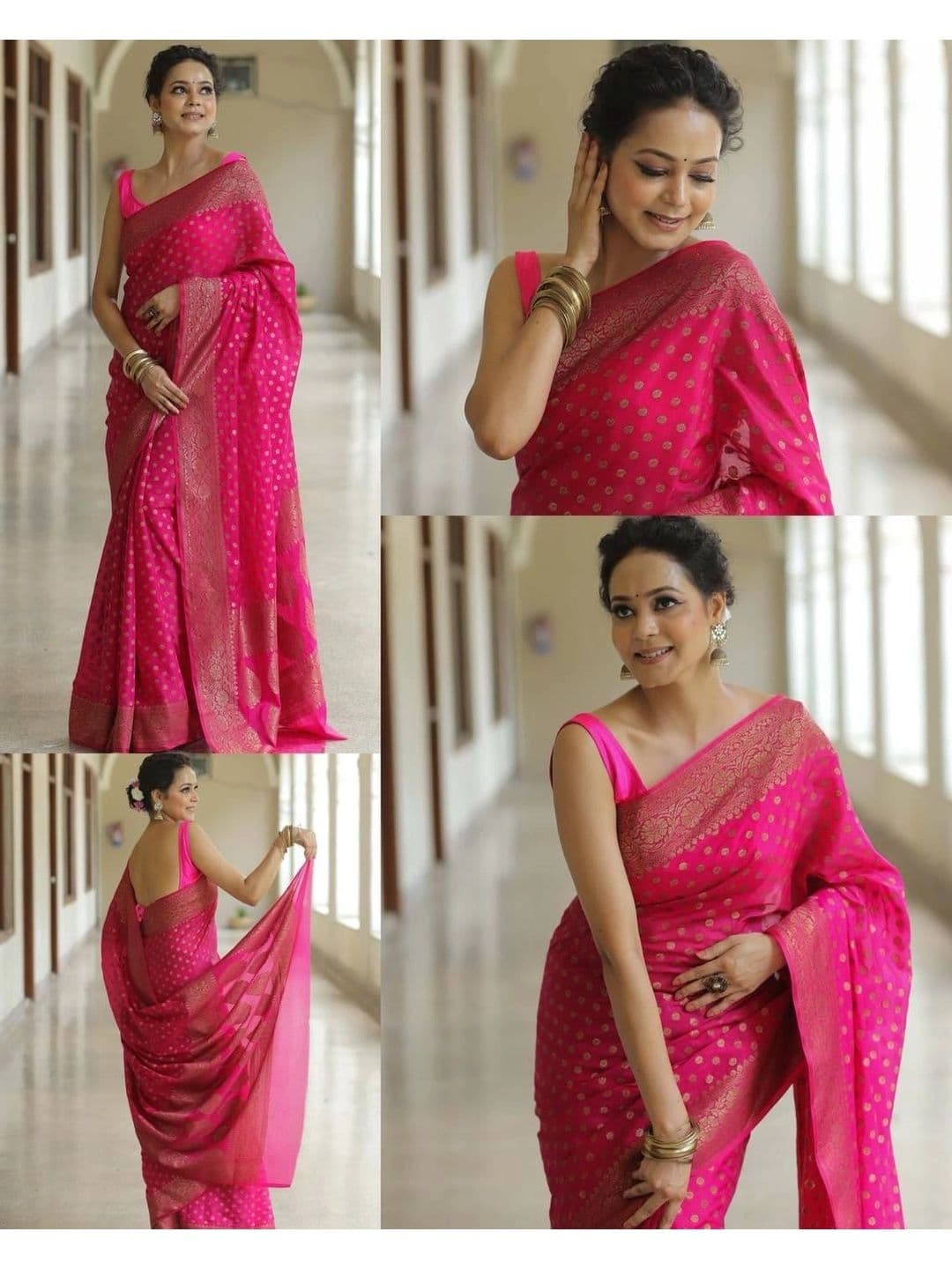 The Loomira Woven Design Zari Art Silk Banarasi Saree thumbnail 2
