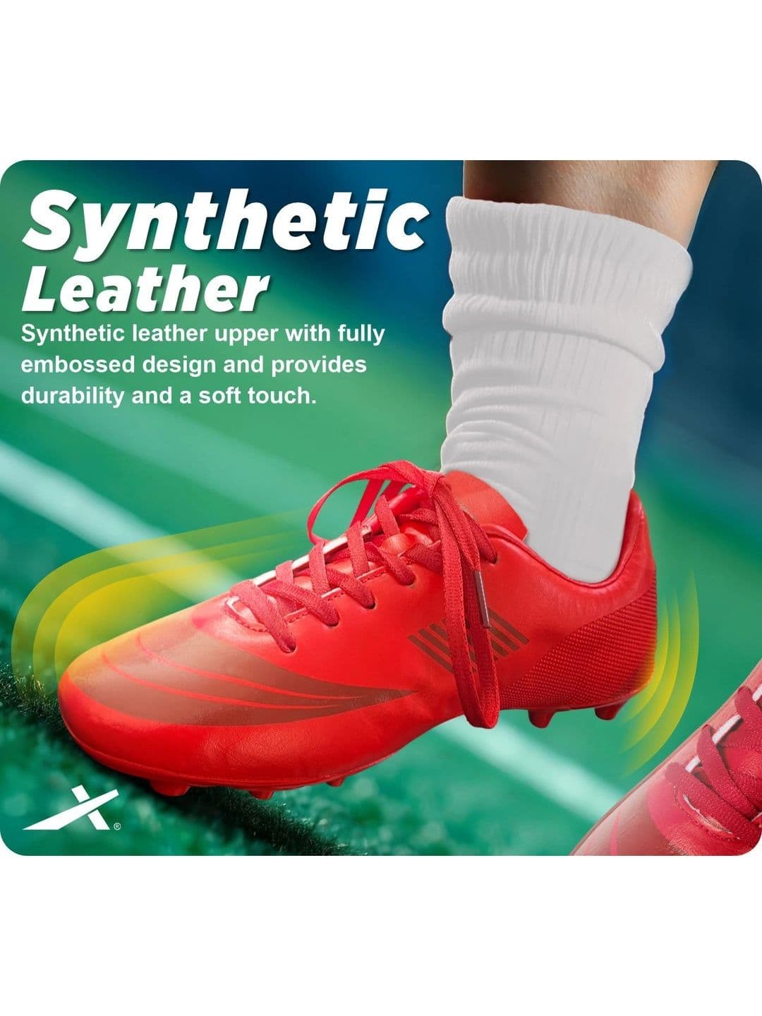 VECTOR X Fortune Synthetic Leather Upper & TPU Sole Football Shoes thumbnail 9