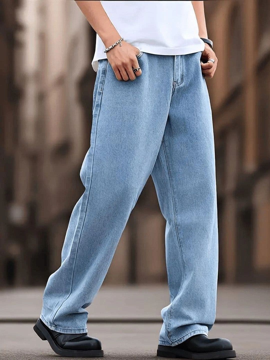 UNIFAV FASHION Men Mid-Rise Jeans thumbnail 6
