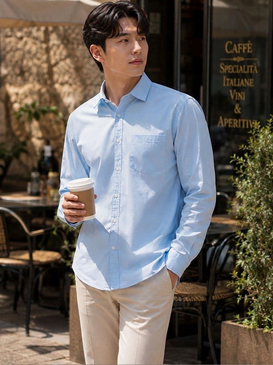 BAESD Men Premium Slim Fit Casual Shirt thumbnail 2