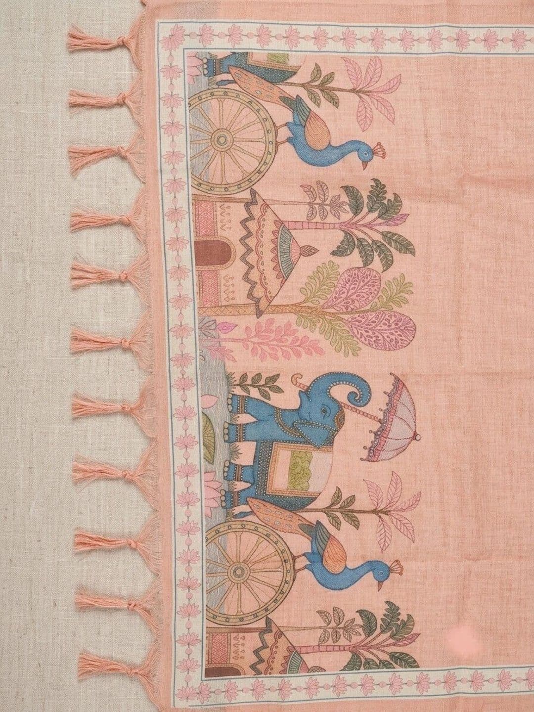 Haranozy Printed Pure Cotton Semi-Stitched Dress Material thumbnail 5