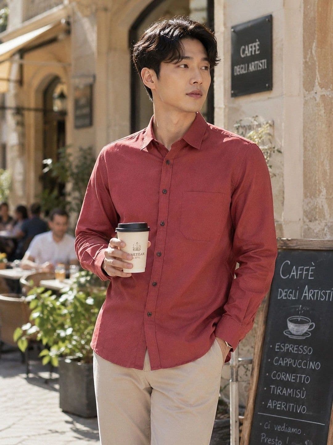 BAESD Men Premium Slim Fit Casual Shirt thumbnail 5