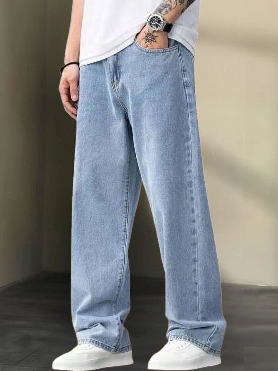 UNIFAV FASHION Men Straight Fit Mid-Rise Jeans - view 1
