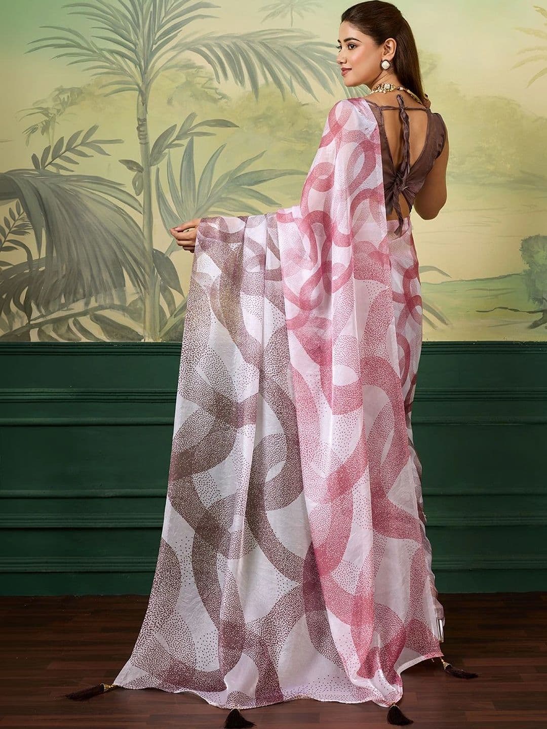 Panzora Satin Designer Saree thumbnail 7