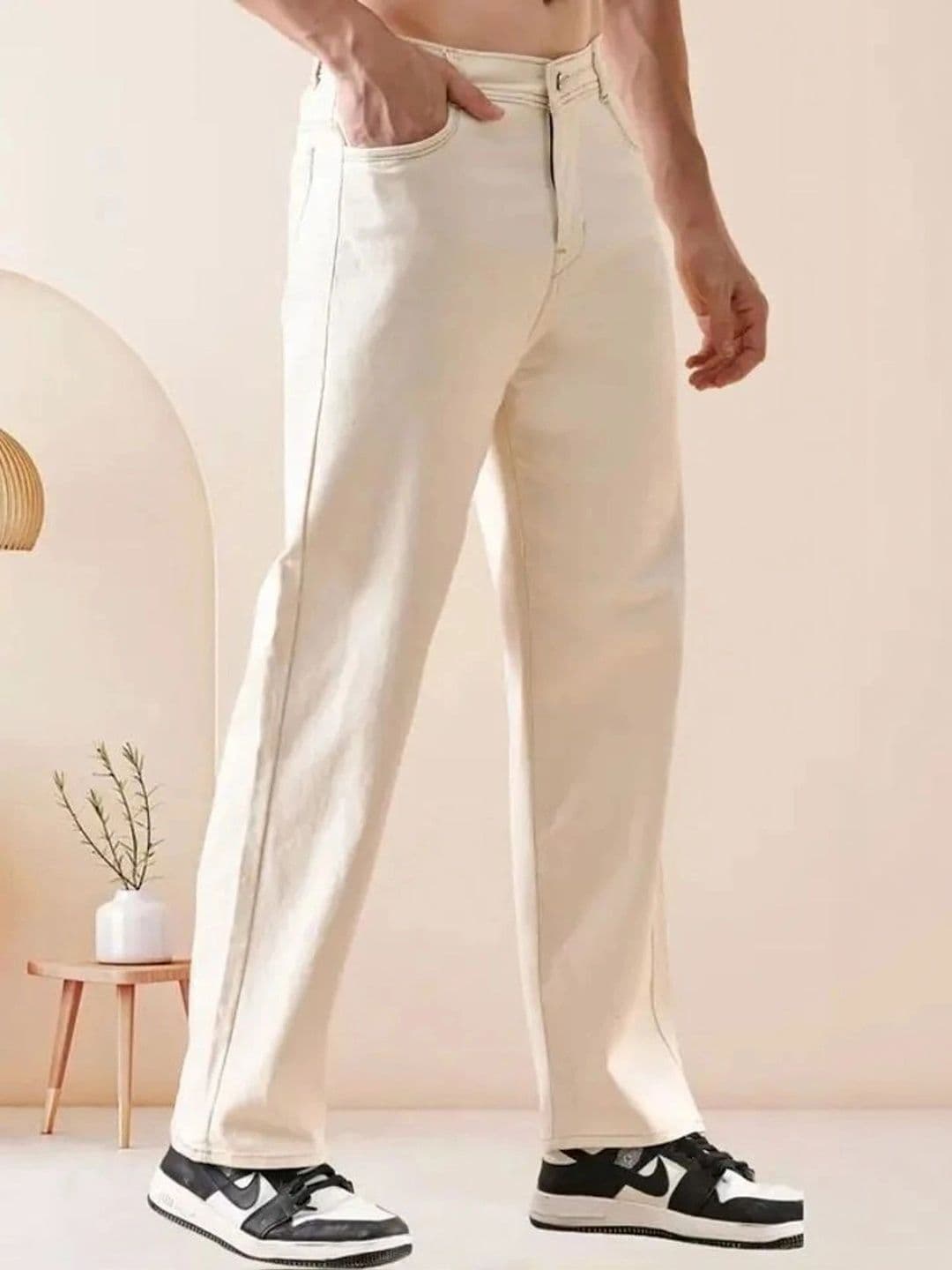 UNIFAV FASHION Men Straight Fit Mid-Rise Jeans - view 1