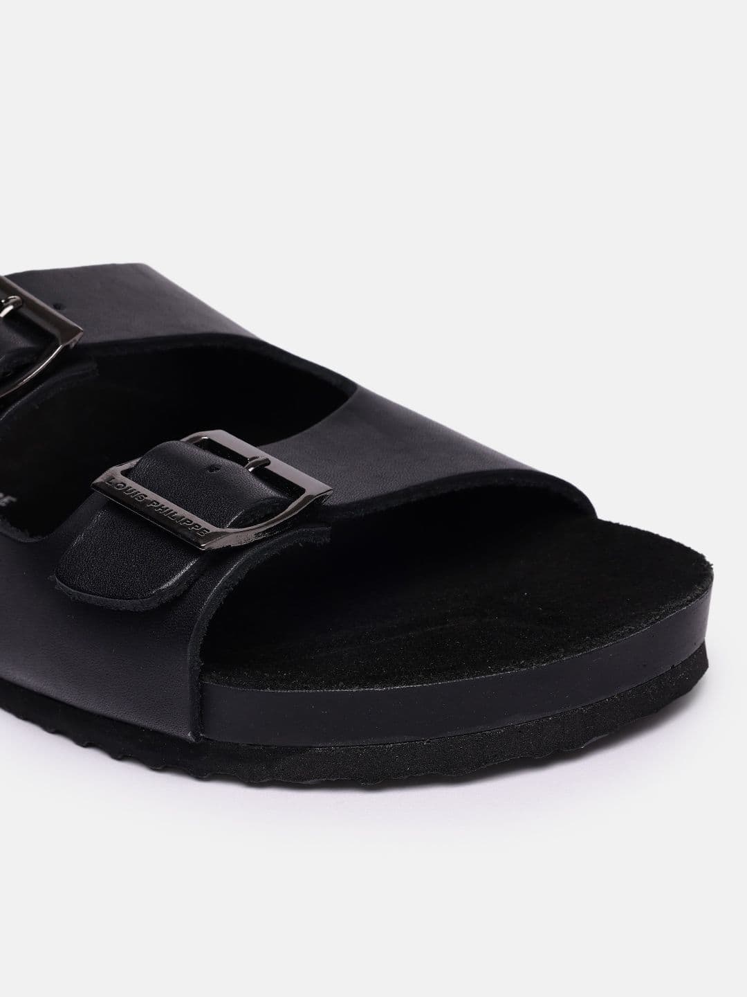 Louis Philippe Men Leather Comfort Sandals thumbnail 3