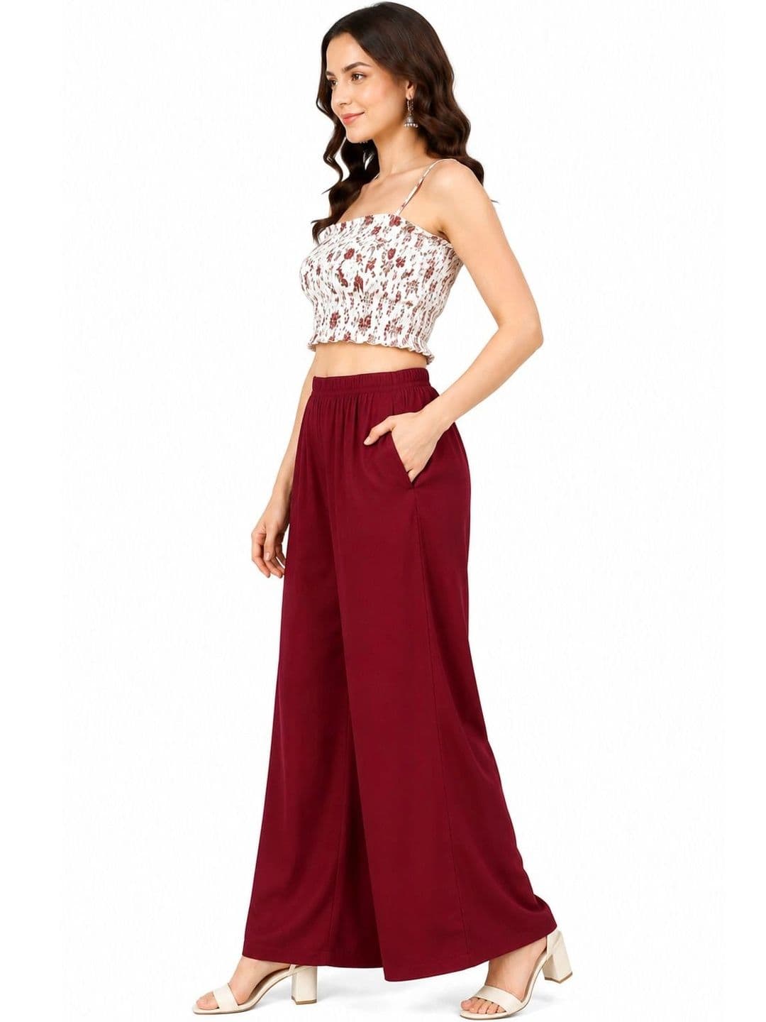 Threadbloom Women Knitted Ethnic Palazzos thumbnail 2