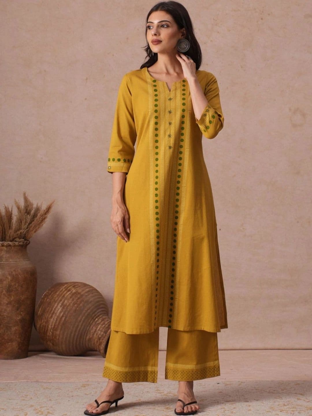KAMI KUBI Women Geometric Printed Kurta thumbnail 4
