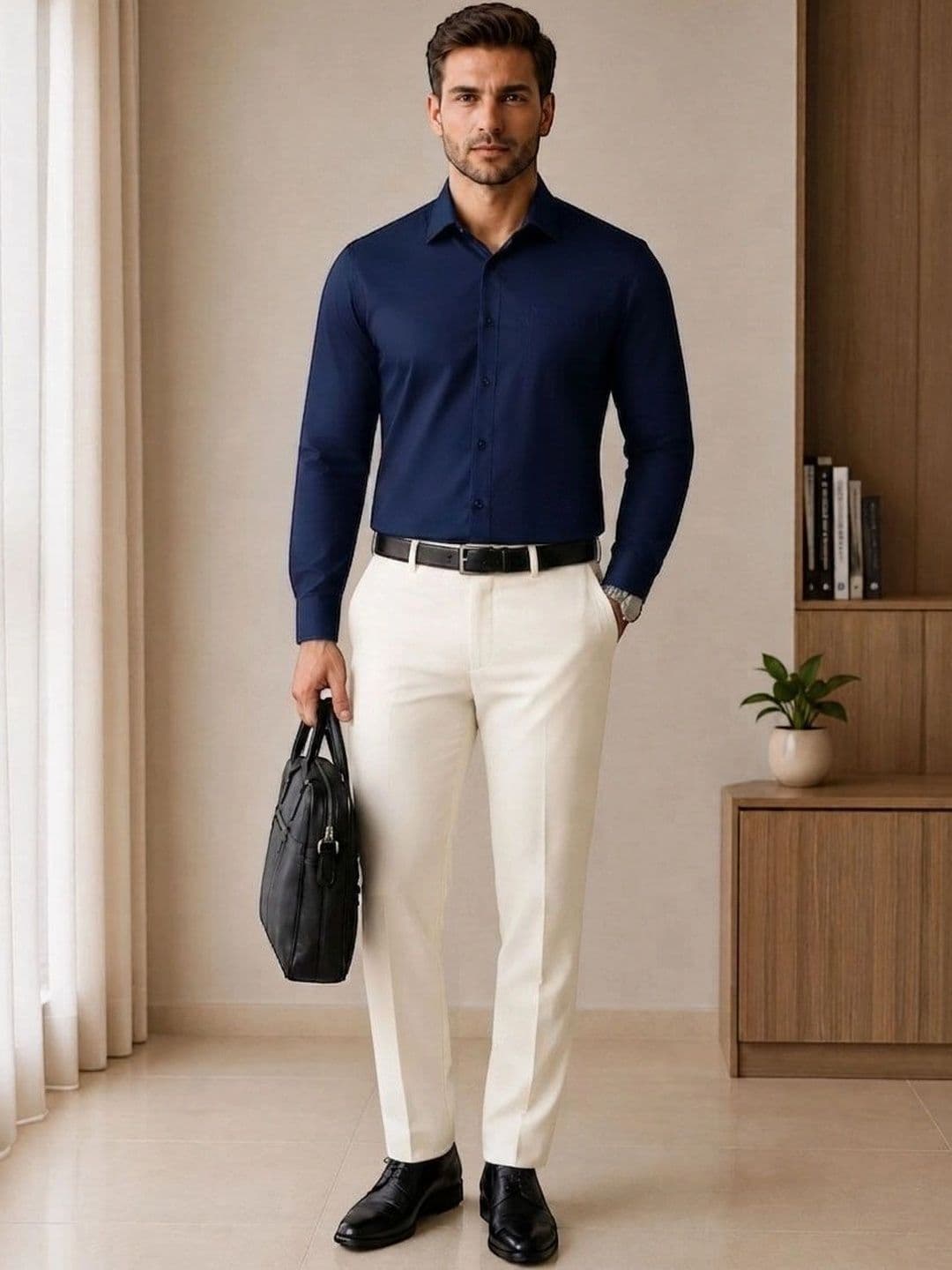 Oomph! Men Classic Formal Shirt thumbnail 4