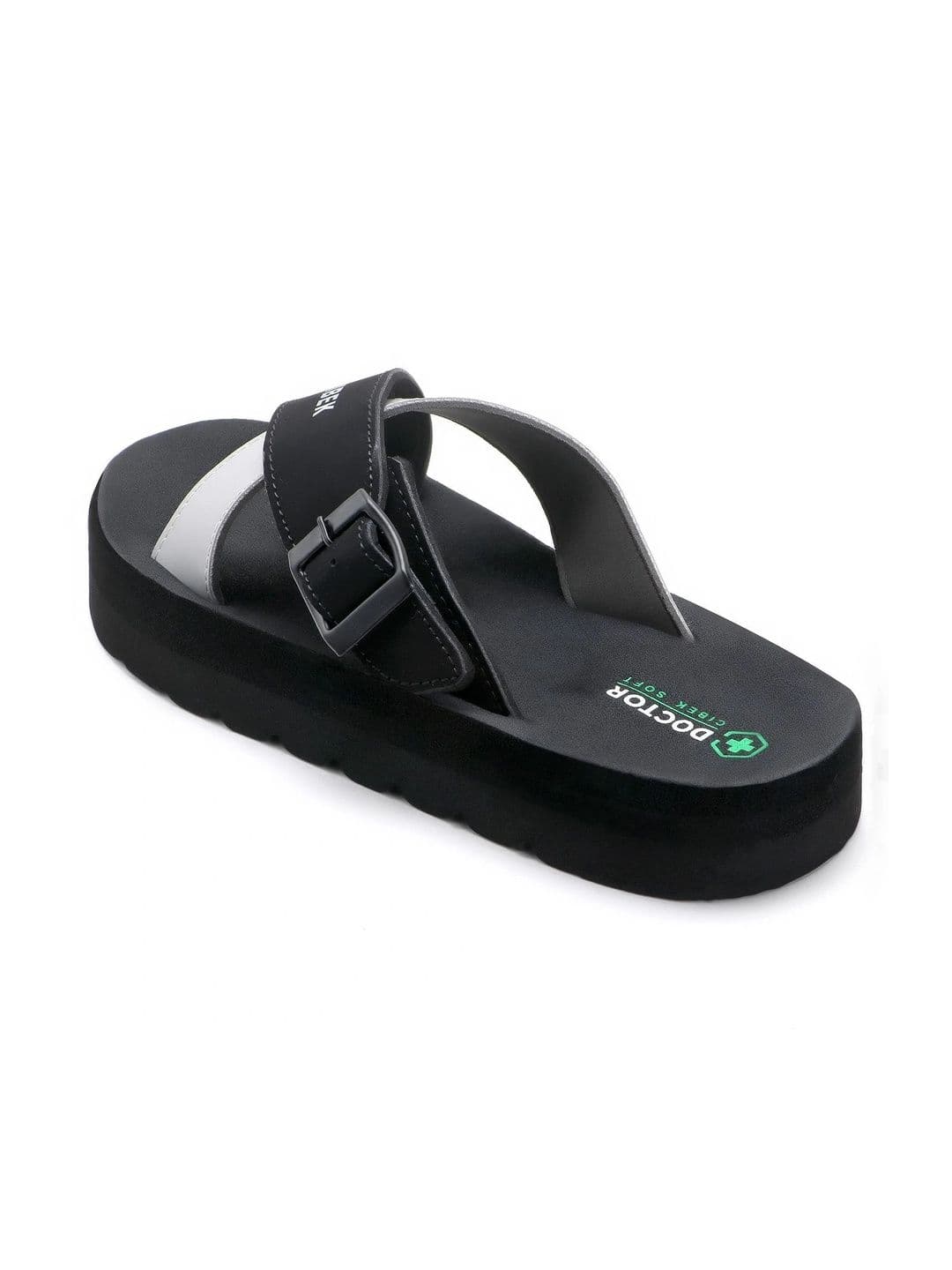 DOCTOR CIBEK SOFT Men Colourblocked Thong Flip-Flops thumbnail 2