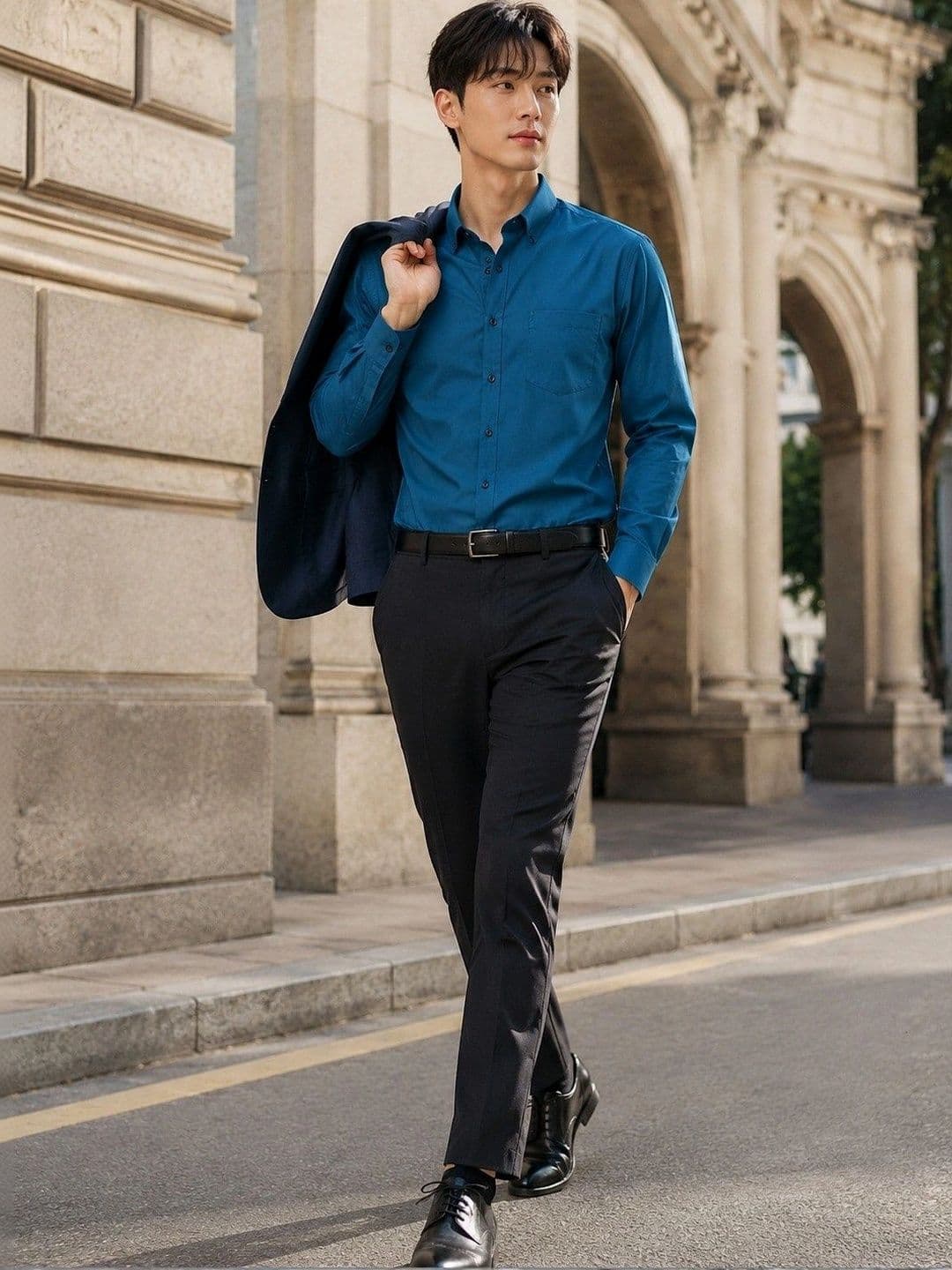 BAESD Men Premium Slim Fit Casual Shirt thumbnail 2