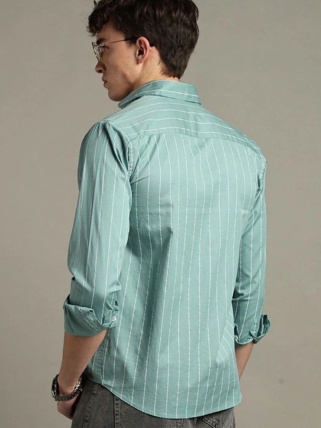 BLUEISLAND Men Comfort Striped Casual Shirt thumbnail 2