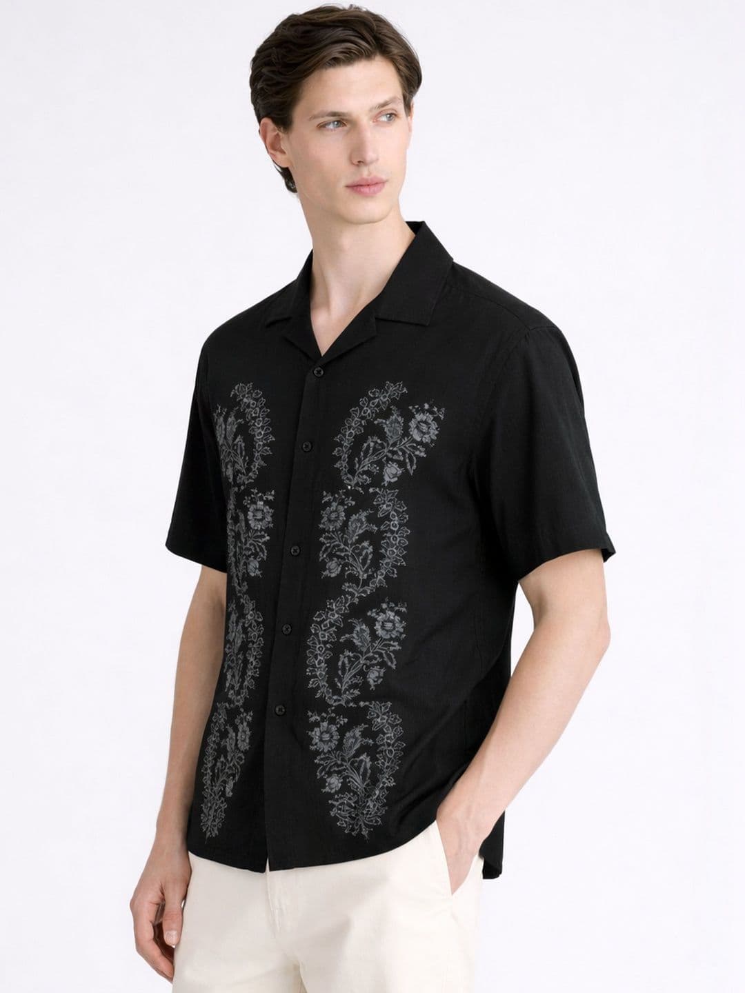 Mast & Harbour Men Relaxed Floral Printed Casual Shirt thumbnail 7